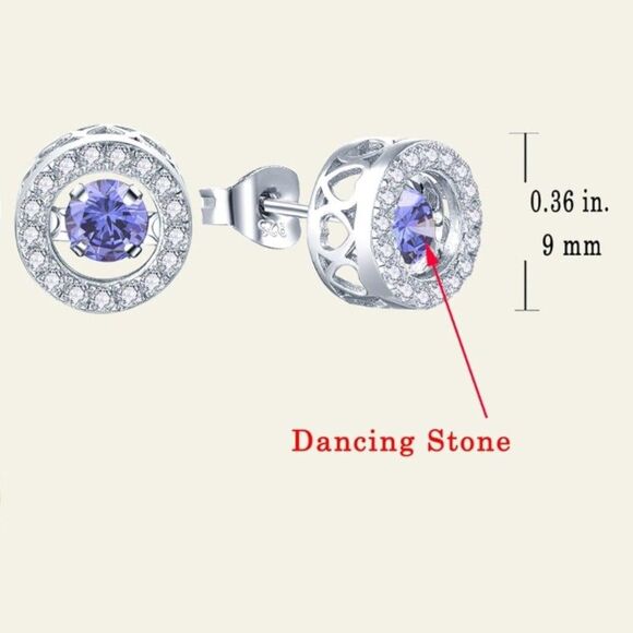 14k Dancing Precious Gemstone Earrings Fine Jewelry